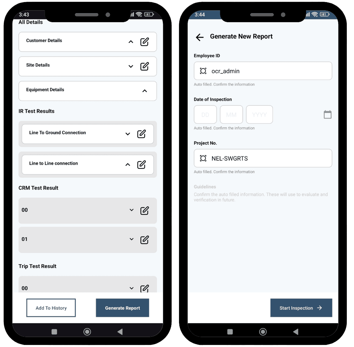 OCR Based Switch Gear Testing Process Automation